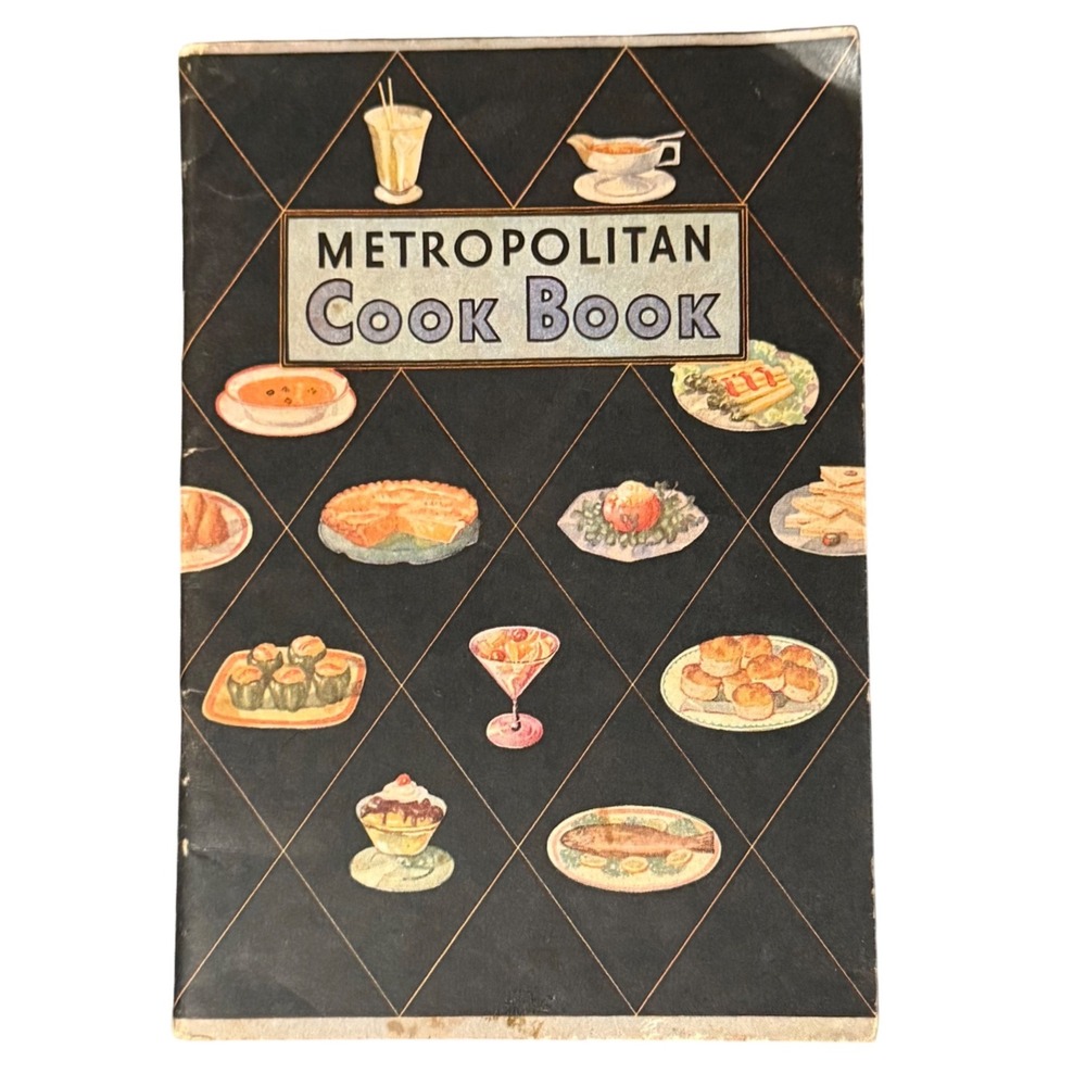 Metropolitan Life Cook‎ Book Vintage Recipes Home Cooking Collection